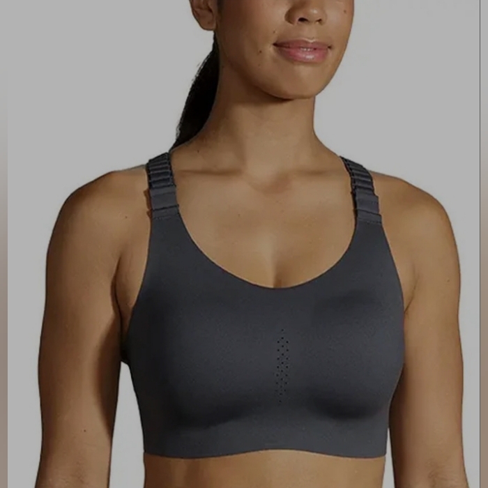 Seamless Brooks Gray Sports Bra